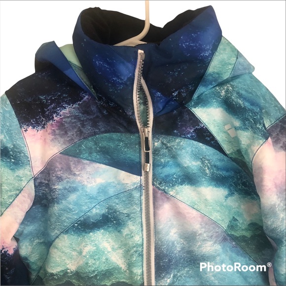 Obermeyer Tabor Watercolor Ski Coat Jacket - Picture 2 of 10